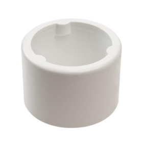 Tampon de Réduction PVC NF Male-Femelle Nicoll IJB Blanc, ⌀50/40mm