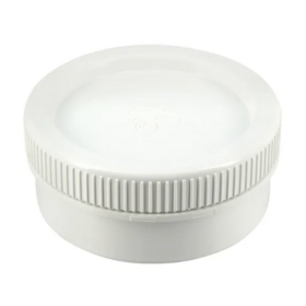 Tampon de Visite PVC NF M-F avec Bouchon Nicoll FTB Blanc, ⌀100mm