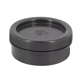 Tampon de visite PVC NF Nicoll Hometech avec Bouchon Anthracite ⌀100mm