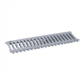 Grille seule A15 Connecto Nicoll Gris Clair 100 mm x 0,50 m