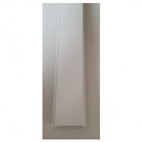 Tapée d'isolation PVC 63 x 3000 mm, Blanc