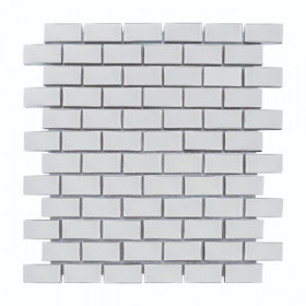 Mosaïque Chrome en Verre TE08, Plaque 30 x 30 x 0,8 cm