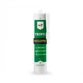 Mastic Acrylique Remplissage et Joint Tec7 Tecryl Blanc 310 ml