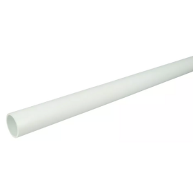 Tube PVC Batiment à Coller NF Nicoll EU2HW Blanc 2 m, ⌀50mm