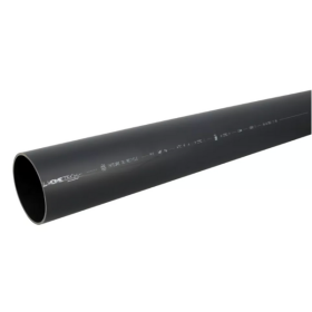 Tube PVC à Coller NF Nicoll Hometech® Anthracite ⌀100mm, 2,6m