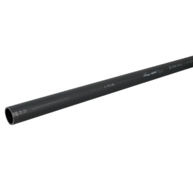 Tube PVC Batiment à Coller NF Nicoll Hometech® Anthracite 2m, ⌀40mm