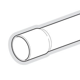 Tuyau PVC Assainissement à Coller CR4 Ø100 mm, 4 m