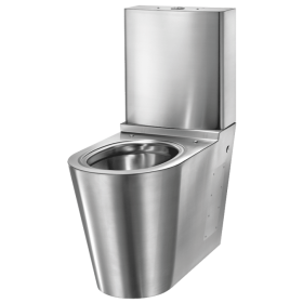 WC Monobloc Inox 304 Delabie S21 Poli satiné 110390