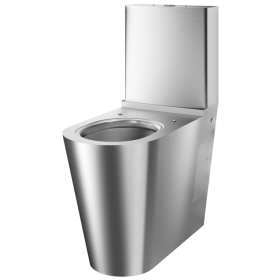WC Monobloc PMR Inox 304 Delabie 700 Poli satiné 110790