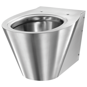 WC suspendu Inox 304 Delabie BCN S Double fintion 110112