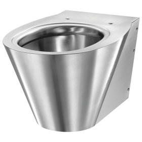 WC suspendu Inox 304 Delabie BCN S Poli satiné 110110