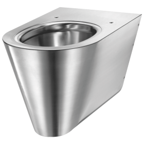 WC suspendu Inox 304 Delabie S21 P Poli satiné 110310