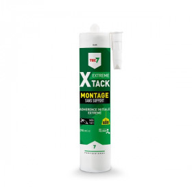 Mastic MS Polymère Tec7 X-Tack Noir 290 ml