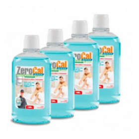 4 Bidons Anti-tartre 500 ml, installation sanitaire Zerocal GEL