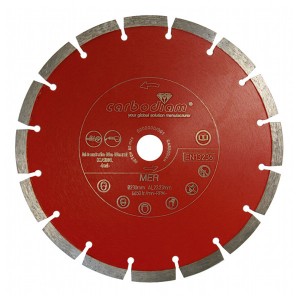 Disque diamant béton Météor Carbodiam, diam.350 mm/alésage 25,4 mm