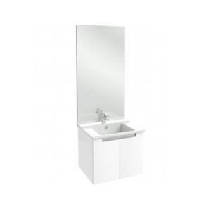 Meuble salle de bain Struktura Jacob Delafon 60 cm/tiroir, Blanc