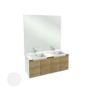 Meuble salle de bain Struktura Jacob Delafon 120 cm/portes, Blanc