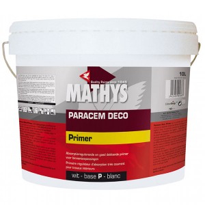 Peinture primaire Paracem Deco Mathys blanc, 4 litres