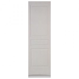 Porte intérieure postformé prépeinte 3 panneaux 204x83 cm, rive droite
