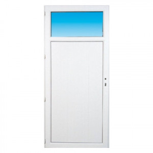 Porte de service pvc OCCULUS poussant droit, 215 x 90 cm