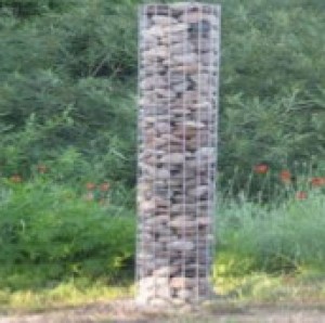 Gabion cylindrique / colonne – hauteur : 200 cm - diam 27 cm