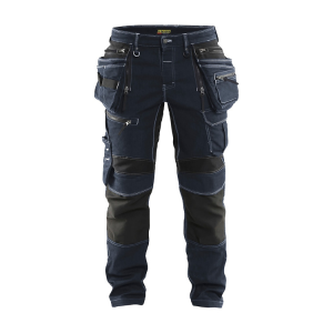 Pantalon de Travail Blaklader X1900 Denim Stretch 1990 Marine/Noir