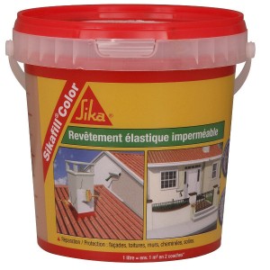 Revêtement de protection SIKAFILL color terre cuite de 8l