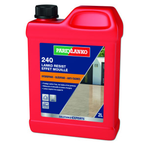 Hydrofuge Oléofuge Effet Mouillé 240 Lanko Resist ParexLanko, 2 litres