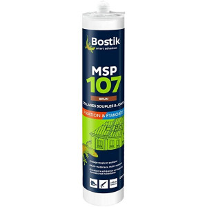 Mastic Collage et Étanchéité Brun Bostik MSP 107 Multi-Travaux 290 ml