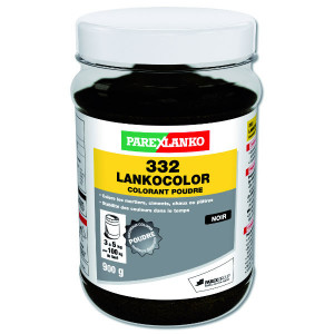 Colorant Noir 332 Lankocolor Mortiers Ciments ParexLanko, 900 g