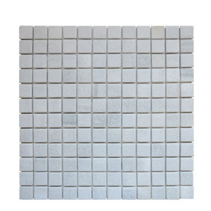 Mosaïque Gris Vieilli Marbre Droit 3350, Plaque 30,5 x 30,5 x 1 cm