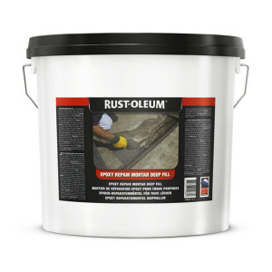 Mortier de réparation trous profonds Epoxy Rust-Oleum Gris Bidon 25kg