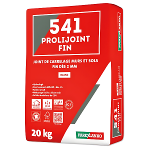 Joint Carrelage Mur Sol ParexLanko 541 Prolijoint Fin, 20 kg