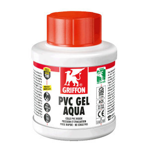 Colle PVC pour Installation sous Pression Gel Aqua Griffon, 250 ml
