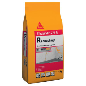 Enduit de Rebouchage en poudre SikaWall 274 R, 4 kg