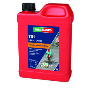 Colle de reprise 751 Lanko Latex pour Mortiers ParexLanko, 2 litres