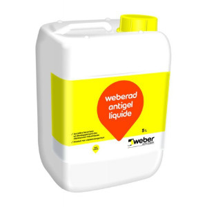 Accélérateur de Prise Béton Weberad Antigel Liquide 5l