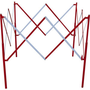 Barrière Carrée Extensible pour Regard 1,15 m Viso BAR002RB