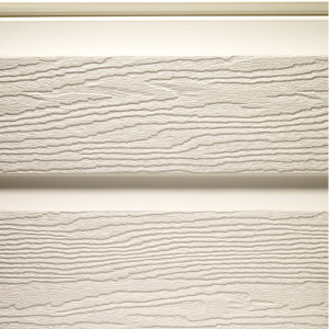 Bardage PVC MEP Barcel Aspect Bois Crème hauteur 15cm, longueur 5m