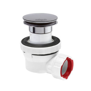 Bonde et Siphon Lavabo ⌀32mm Wirquin Nano 6.7 Quick Clac Chromé