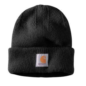 Bonnet Femme Carhartt Rib Knot Acrylic Hat 105560 Black