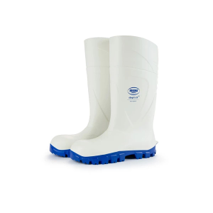 Bottes de Travail Bekina StepliteX SolidGrip S4 SRC Blanc/Bleu