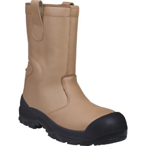 Bottes de Sécurité Cuir DeltaPlus SAKHA S3 SRC Beige