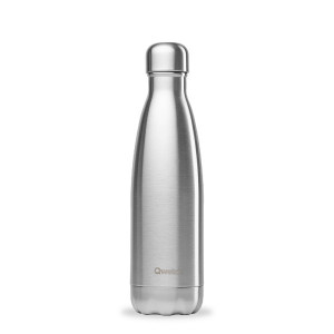 Gourde Isotherme Qwetch Originals Double Paroi 500 ml Inox Brossé