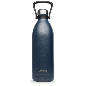 Bouteille Isotherme avec Ansse Qwetch Double Paroi Roc Titan 2 L Bleu
