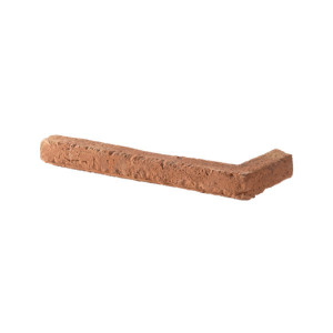 Briquette d'angle ton rouge 24/10 haut 2 cm ep 2 cm paquet de 0,5ML 