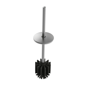 Brosse WC avec Manche+Couvercle Inox Poli Satiné Delabie 4051MLS