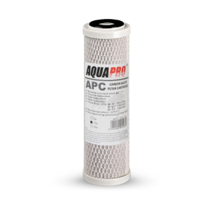 Cartouche Filtrante Eau Charbon Actif Bloc Aquapro APC 10'' 10µm