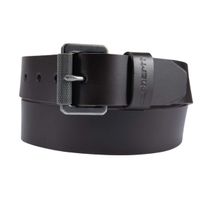 Ceinture Carhartt Bridle Leather Roller Buckle A0005562 Dark Brown