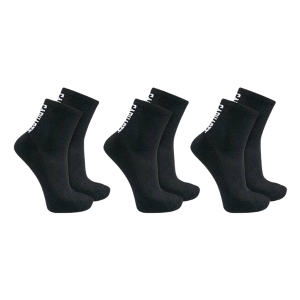 Chaussettes Carhartt Force Logo Short Crew SS9933M Black XL x3